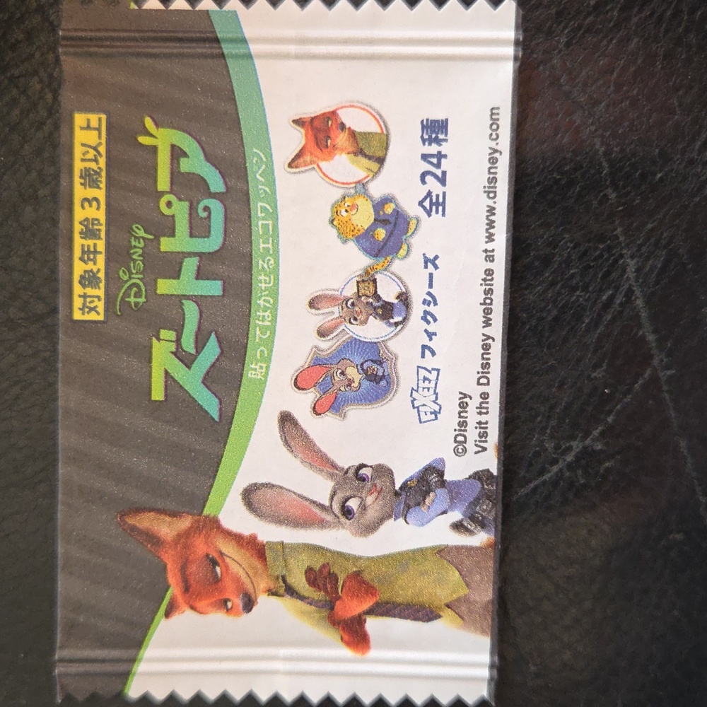 9×Zootopia Daiso Japan 50th Anniversary Fixeez Sticker